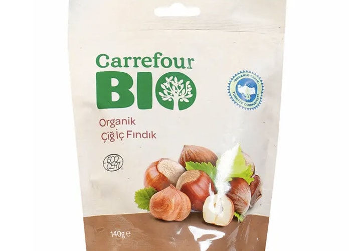 Carrefour Bio Organik Çiğ Fındık 50 Bio organik findik min