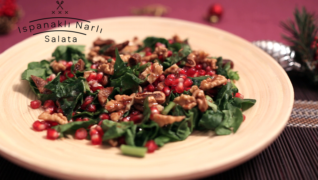 Ispanaklı Narlı Salata 44 Ispanakli Narli Salata 1