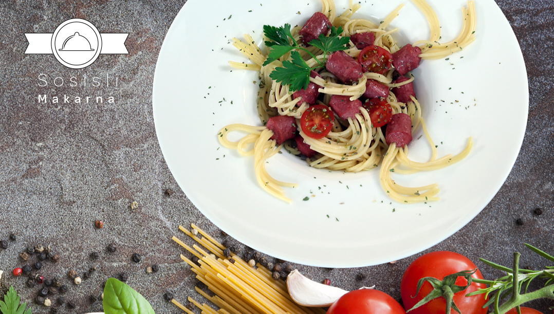 Sosisli Spagetti 40 Sosisli Makarna 1