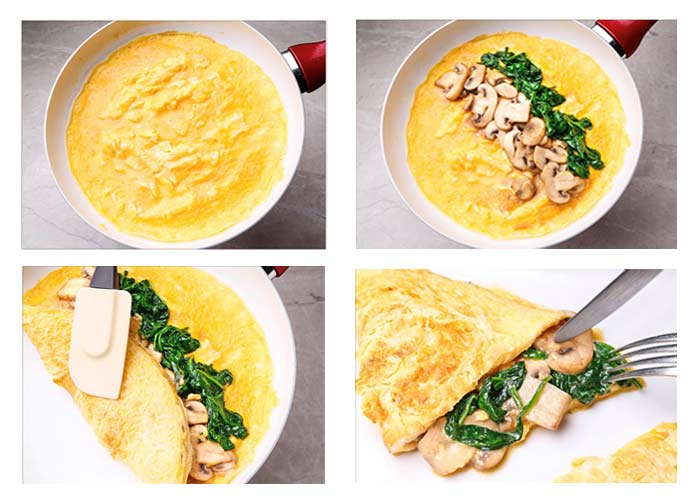 Ispanaklı Mantarlı Omlet 50 mantarli omlet 1